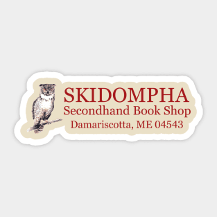 Skidompha Secondhand Book Shop Sticker